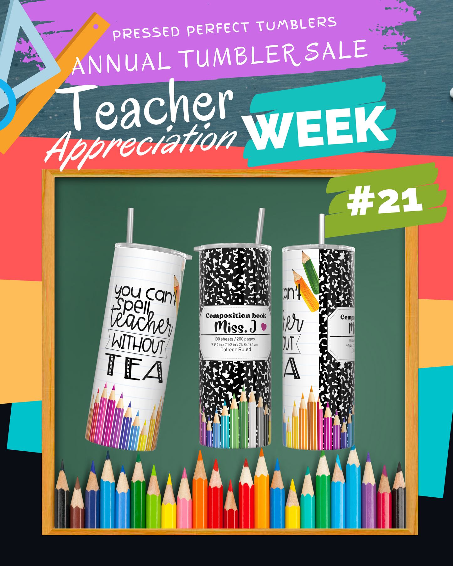 Teacher Appreciation Tumblers