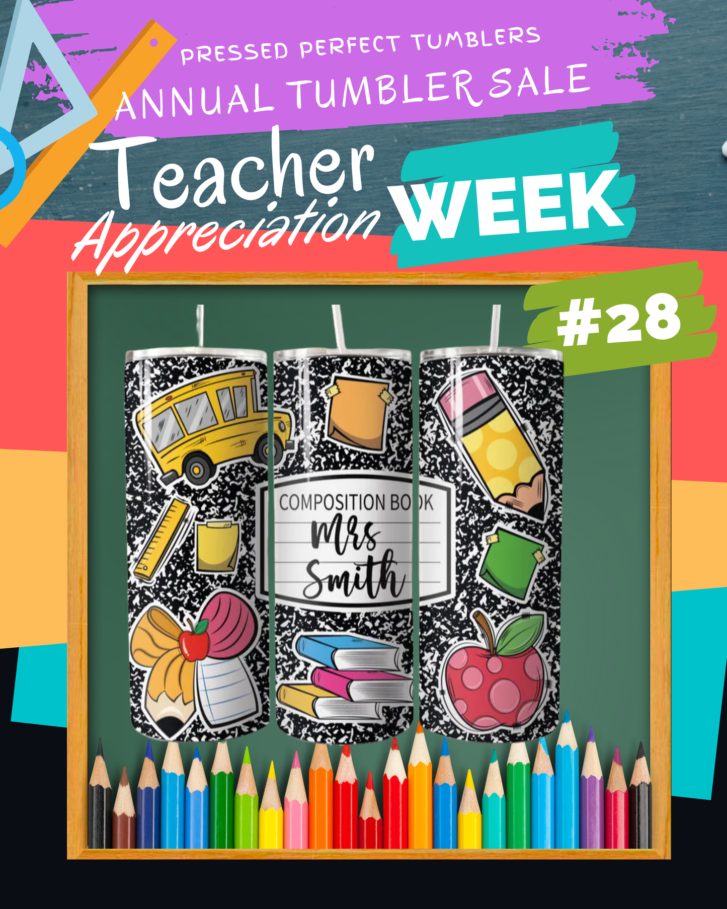 Teacher Appreciation Tumblers